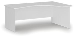 Ergonomický kancelářský pracovní stůl PRIMO WHITE, 1800 x 1200 mm, pravý, bílá