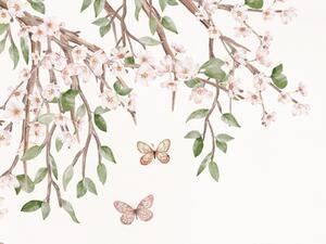 FUGU Tapeta na zeď kvetoucí stromy - Blooming Blosso Materiál: Digitální eko vlies - klasická tapeta nesamolepicí