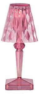Stolní lampa Kartell LED na baterie Baterie, 30 cm, růžová, IP54