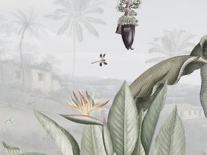 FUGU Panoramatická tapeta na zeď exotická příroda - Botanical beauty Materiál: Digitální eko vlies - klasická tapeta nesamolepicí