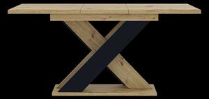 Rozkládací stůl Xao Barva: černý lesk/kámen