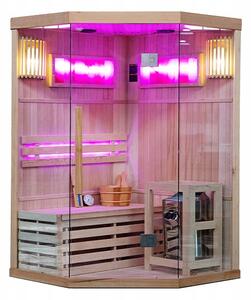 BPS-koupelny Finská sauna Relax KEMI2 120x120, 1-2 osoby