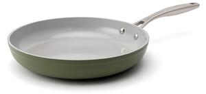 Elmich Nepřilnavá keramická pánev Zen Ø 26 cm - olivově zelená