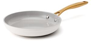 Elmich Nepřilnavá keramická pánev Zen Ø 20 cm - krémovo zlatá