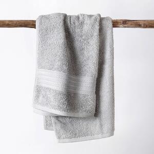 Goldea froté ručník / osuška kaya - světle šedý 30 x 50 cm