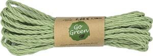 Dekorační provázek Go Green Cotton Cord – Sage Green šalvějově zelený 3mm x 3m (6,-Kč/m)