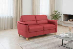 TŘÍMÍSTNÁ POHOVKA, červená, pravá kůže Sit & More - Pohovky, Online Only