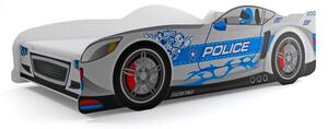 Dětská postel CARS 160x80 cm Modrá