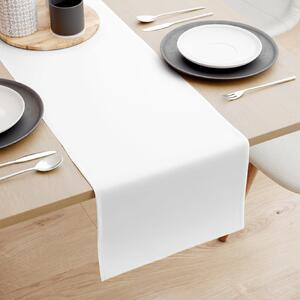 Goldea běhoun na stůl 100% bavlněné plátno - bílý 20x120 cm