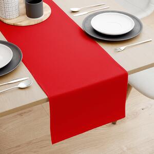 Goldea běhoun na stůl 100% bavlněné plátno - červený 35x120 cm