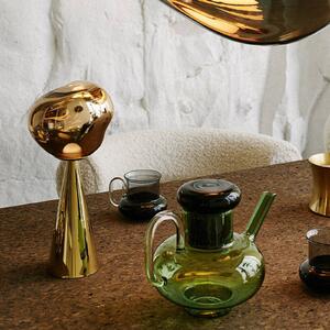Tom Dixon LED stolní lampa na baterie Melt, zlatá, výška 29 cm, stmívatelný, Mosaz / zlato, Plast, Design