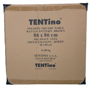 TENTino Skládací stůl IMITACE RATANU 86x86 cm STL86CR