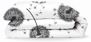 Bavlněný povlak na přikrývku - Pampelišky bílé Zapínání: knoflík, Velikost přikrývky: 140x200