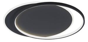 Viokef LED stropní svítidlo Evelyn, černé, délka 55 cm, kov, Černá, Obývací pokoj / jídelna, Hliník, Moderní