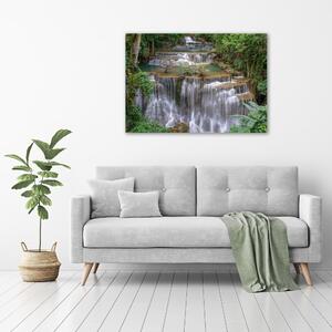 Foto obraz na plátně Vodopád v lese oc-126131664