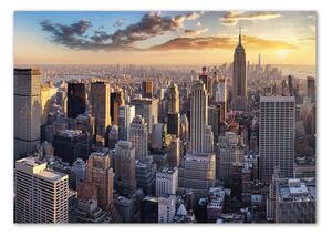 Fotoobraz na skle New York ptačí pohled osh-126216157