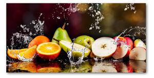 Foto obraz sklo tvrzené Ovoce a voda osh-126510468