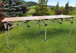 TENTino Skládací profi pult 4,5 m x 40 cm pro nůžkový stan