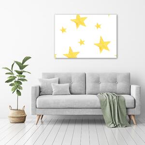 Foto obraz sklo tvrzené Žluté hvězdy osh-127105931