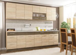 VerDesign TATIANA, kuchyňská sestava 260, dub sonoma-dub truffel
