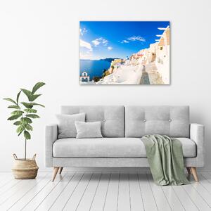 Foto obraz skleněný horizontální Santorini Řecko osh-134209719