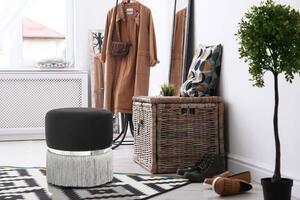 TABURET, kov, textil, kompozitní dřevo, 41/44,5/41 cm - Online Only lavice, Online Only