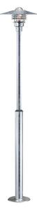 Nordlux - Venkovní lampa VEJERS 1xE27/60W/230V IP54 stříbrná 130 cm