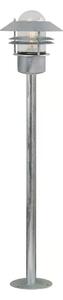 Nordlux - Venkovní lampa BLOKHUS 1xE27/60W/230V IP54 stříbrná 92 cm