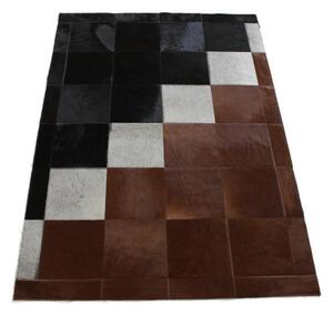 Kožený koberec Aros tricolor L L
