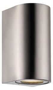 Nordlux - Venkovní nástěnné svítidlo CANTO 2xGU10/28W/230V IP44 nerez
