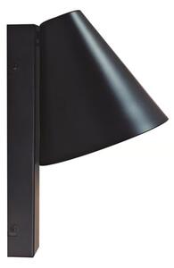 Nordlux - Nástěnná lampa s USB WILMER 1xE14/40W/230V černá