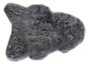 Islandská jehněčí kůže, šedá, barvená, střižený chlup, velikost III Střižený chlup 5 cm