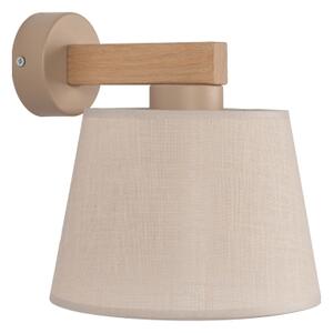 Brilagi - Nástěnná lampa LATTE SABIA 1xE27/15W/230V borovice/béžová