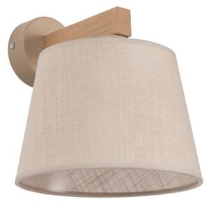 Brilagi - Nástěnná lampa LATTE SABIA 1xE27/15W/230V borovice/béžová
