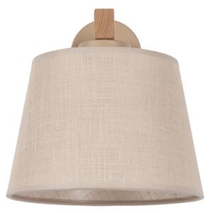 Brilagi - Nástěnná lampa LATTE SABIA 1xE27/15W/230V borovice/béžová