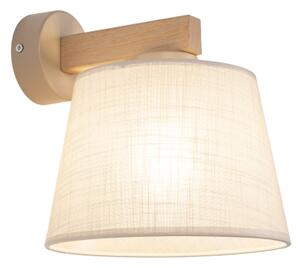 Brilagi - Nástěnná lampa LATTE SABIA 1xE27/15W/230V borovice/béžová