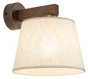 Brilagi - Nástěnná lampa LATTE 1xE27/15W/230V borovice/béžová