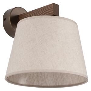 Brilagi - Nástěnná lampa LATTE 1xE27/15W/230V borovice/béžová