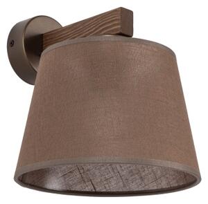 Brilagi - Nástěnná lampa LATTE 1xE27/15W/230V borovice/hnědá