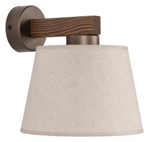 Brilagi - Nástěnná lampa LATTE 1xE27/15W/230V borovice/béžová