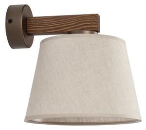 Brilagi - Nástěnná lampa LATTE 1xE27/15W/230V borovice/béžová