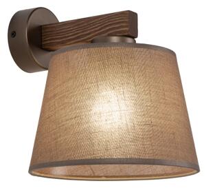 Brilagi - Nástěnná lampa LATTE 1xE27/15W/230V borovice/hnědá