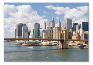 Foto obraz sklo tvrzené Manhattan New York osh-136544360