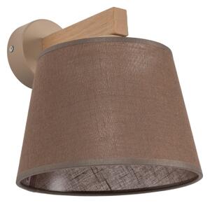 Brilagi - Nástěnná lampa LATTE SABIA 1xE27/15W/230V borovice/hnědá
