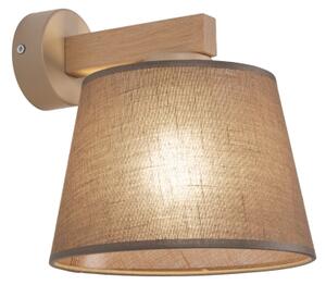Brilagi - Nástěnná lampa LATTE SABIA 1xE27/15W/230V borovice/hnědá