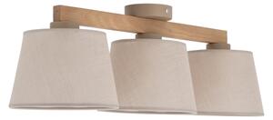 Brilagi - Přisazený lustr LATTE SABIA 3xE27/15W/230V borovice/béžová