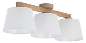 Brilagi - Přisazený lustr LATTE SABIA 3xE27/15W/230V borovice/bílá