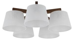 Brilagi - Přisazený lustr LATTE 5xE27/15W/230V borovice/bílá