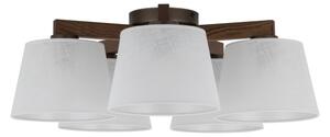 Brilagi - Přisazený lustr LATTE 5xE27/15W/230V borovice/bílá