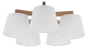 Brilagi - Přisazený lustr LATTE SABIA 5xE27/15W/230V borovice/bílá